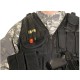 Mesh Tactical Vest with Pistol Holster & Belt