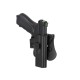 G17 Airsoft Holster Series - Black, Carry your sidearm securely and comfortably with the Amomax G17 Clone Airsoft Holster