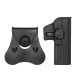 G17 Airsoft Holster Series - Black, Carry your sidearm securely and comfortably with the Amomax G17 Clone Airsoft Holster