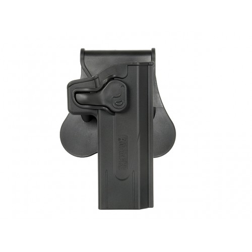 Hi-Capa Airsoft Holster Series - Black, Carry your Hi-Capa sidearm with confidence using the Amomax Hi-Capa Airsoft Holster