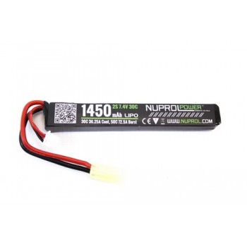 Nuprol 7.4v 1450mAh 30C LiPo (Stick)