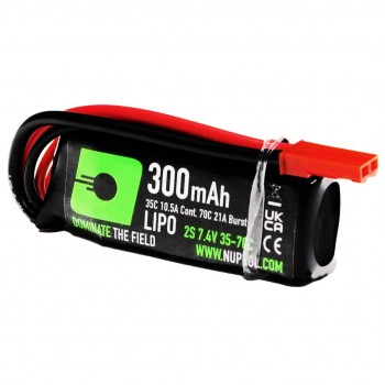LiPo Battery 300mAh 7.4v 35c HPA