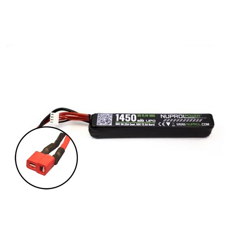 Nuprol 11.1v 1450mAh 30C LiPo (Stick) Deans