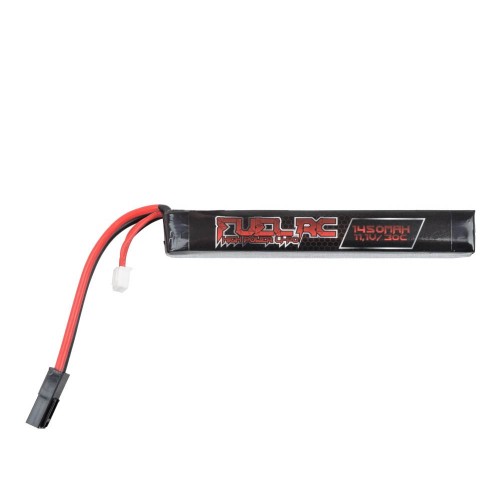 Fuel 11.1v 1,450mAh Lipo (Crane) 30C, These stock tube lipos are ideal for most airsoft devices