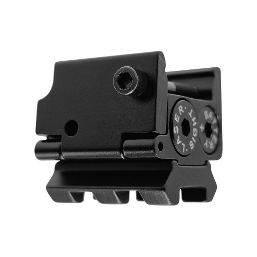 Swiss Arms JG11 Compact Laser, Lasers are consistently voted as one of the coolest airsoft accessories - they offer some practical purpose, facilitating faster aiming due to offering a distinct focus point