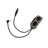 WADSN DOUBLE REMOTE CONTROL FOR FLASHLIGHT AND LASER DARK EARTH