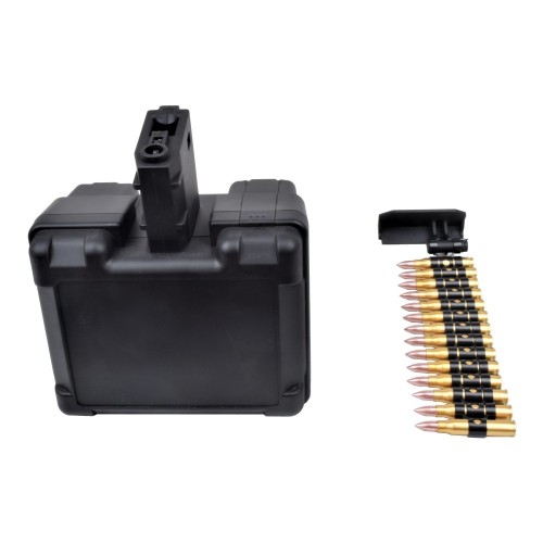 GOLDEN EAGLE ELECTRIC AUTO-WINDING MAGAZINE 2600 ROUNDS, The Golden Eagle Electric Auto‑Winding Magazine provides high‑capacity feeding for LMG‑series electric rifles, delivering consistent ammunition supply during extended sessions
