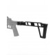 Picatinny Folding Stock, The Novritsch 1913/20mm Picatinny Folding Stock for the SSX10 Sniper Rifle is a premium upgrade crafted from CNC-machined aluminium, engineered to provide both durability and ergonomic support
