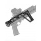 Picatinny Folding Stock, The Novritsch 1913/20mm Picatinny Folding Stock for the SSX10 Sniper Rifle is a premium upgrade crafted from CNC-machined aluminium, engineered to provide both durability and ergonomic support