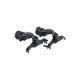 ZTAC TACTICAL COMTAC HEADSET BRACKETS FOR ARC RAILS BLACK, Upgrade your tactical gear with the Z-TAC Headset Brackets, specifically engineered to integrate your communication equipment directly with your helmet setup