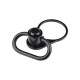 SLING MOUNTING PLATE FOR GBBR WITH QD MOUNT, Upgrade your setup with the JS-Tactical End Plate with QD Sling Swivel, a durable steel modification for M4 buffer tube platforms