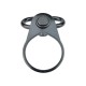 SLING MOUNTING PLATE FOR GBBR WITH QD MOUNT, Upgrade your setup with the JS-Tactical End Plate with QD Sling Swivel, a durable steel modification for M4 buffer tube platforms