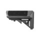 GOLDEN EAGLE CRANE RETRACTABLE STOCK BLACK, The Golden Eagle Crane Retractable Stock is a classic, ergonomic replacement stock built for M4 and AR-15 style airsoft rifles