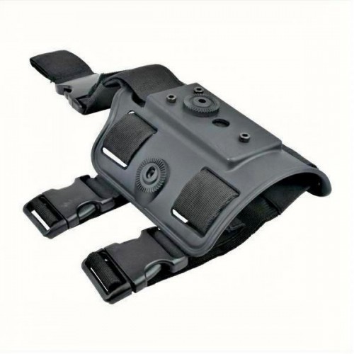 WOSPORT DROP LEG PANEL (IMI-STYLE) (BK), Designed to enhance versatility, this thigh holster adapter is compatible with WO-GB34 and WO-GB35 holsters