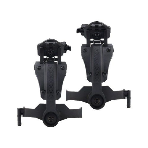 ZTAC TACTICAL COMTAC HEADSET BRACKETS FOR ARC RAILS BLACK, Upgrade your tactical gear with the Z-TAC Headset Brackets, specifically engineered to integrate your communication equipment directly with your helmet setup