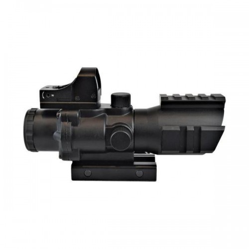 JS-TACTICAL SCOPE AND RED DOT COMBO, The JS-Tactical Scope and Red Dot Combo offers a versatile aiming solution designed for adaptable performance across a wide range of shooting scenarios
