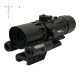 JS-TACTICAL PRISME SCOPE 4X32 WITH RED LASER BLACK, The JS-Tactical Prisme Scope 4X32 With Red Laser is a durable and compact optic designed for tactical and airsoft setups, offering reliable performance, clear target acquisition, and a lightweight design