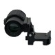 JS-TACTICAL RED DOT WITH 3X MAGNIFIER BLACK