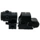 JS-TACTICAL RED DOT WITH 3X MAGNIFIER BLACK