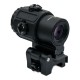 JS-TACTICAL RED DOT WITH 3X MAGNIFIER BLACK