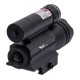 JS-TACTICAL LED FLASHLIGHT WITH RED LASER, The JS-Tactical LED Flashlight with Red Laser is a compact rail-mounted tactical light system combining high-output illumination with an integrated aiming laser, built for 20 mm mounting platforms