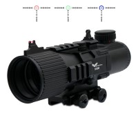 JS-TACTICAL RIFLE SCOPE 5X50 LENS BLACK