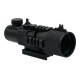 JS-TACTICAL RIFLE SCOPE 5X50 LENS BLACK, The JS-Tactical Rifle Scope 5× Zoom 50mm Black  is a fixed 5× magnification optic designed for mid-range target engagement, combining a large objective lens with illuminated reticle options for improved visibility 