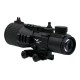 JS-TACTICAL RIFLE SCOPE 5X50 LENS BLACK, The JS-Tactical Rifle Scope 5× Zoom 50mm Black  is a fixed 5× magnification optic designed for mid-range target engagement, combining a large objective lens with illuminated reticle options for improved visibility 