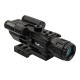JS-TACTICAL PRISME SCOPE 4X32 WITH RED LASER BLACK, The JS-Tactical Prisme Scope 4X32 With Red Laser is a durable and compact optic designed for tactical and airsoft setups, offering a clear sight picture and enhanced aiming support in a lightweight desig