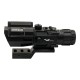 JS-TACTICAL PRISME SCOPE 4X32 WITH RED LASER BLACK, The JS-Tactical Prisme Scope 4X32 With Red Laser is a durable and compact optic designed for tactical and airsoft setups, offering a clear sight picture and enhanced aiming support in a lightweight desig