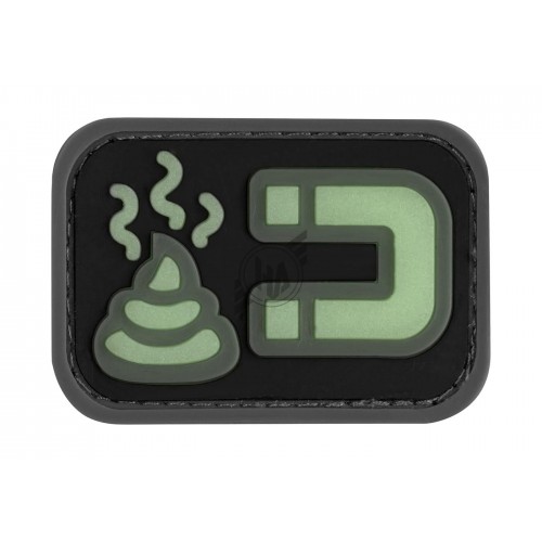 Shit Magnet (Glow) Patch, Morale Patches are velcro patches designed to offer a bit of flair and humour, ideal for mounting on bags, tactical vests, or pretty much anywhere there's a spare section of velcro