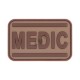 Medic Desert, Morale Patches are velcro patches designed to offer a bit of flair and humour, ideal for mounting on bags, tactical vests, or pretty much anywhere there's a spare section of velcro