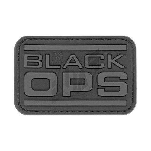 Black Ops Patch, Morale Patch with velcro backing (hook side) - suitable for tactical bags, UBACS shirts, cases, baseball caps etc