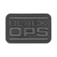 Black Ops Patch, Morale Patch with velcro backing (hook side) - suitable for tactical bags, UBACS shirts, cases, baseball caps etc