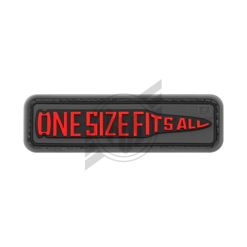 One Size Fits All Patch, Morale Patch with velcro backing (hook side) - suitable for tactical bags, UBACS shirts, cases, baseball caps etc