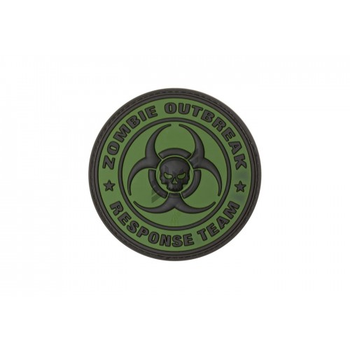 Zombie Outbreak Patch (Forest), Morale Patches are velcro patches designed to offer a bit of flair and humour, ideal for mounting on bags, tactical vests, or pretty much anywhere there's a spare section of velcro