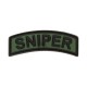 Sniper Tape Patch (Forest), Morale Patches are velcro patches designed to offer a bit of flair and humour, ideal for mounting on bags, tactical vests, or pretty much anywhere there's a spare section of velcro