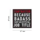Contractor (Badass) JTG, The Contractor Rubber Patch is a durable and stylish accessory designed to add a personalised touch to your tactical gear and outdoor equipment