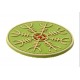 Helm of Awe Patch (Green), The Helm of Awe Rubber Patch showcases the legendary Norse Ægishjálmr symbol, representing protection, resilience, and inner strength