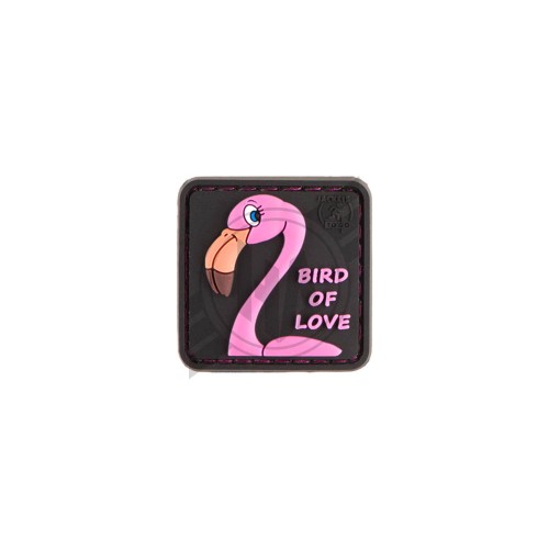 Bird of Love Patch, Morale Patch with velcro backing (hook side) - suitable for tactical bags, UBACS shirts, cases, baseball caps etc