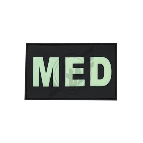 Medic (Glow in the Dark) Patch, Morale Patch with velcro backing (hook side) - suitable for tactical bags, UBACS shirts, cases, baseball caps etc