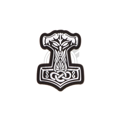 Thor's Hammer Patch, Unleash the power of legend with the Thors Hammer Rubber Patch, a bold and durable accessory that brings a striking, myth-inspired design to your gear