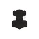 Thor's Hammer Patch, Unleash the power of legend with the Thors Hammer Rubber Patch, a bold and durable accessory that brings a striking, myth-inspired design to your gear