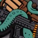 Brand Element Octopus (Green) Patch, The “Octopus” 3D PVC patch symbolizes strength, adaptability, and relentless determination