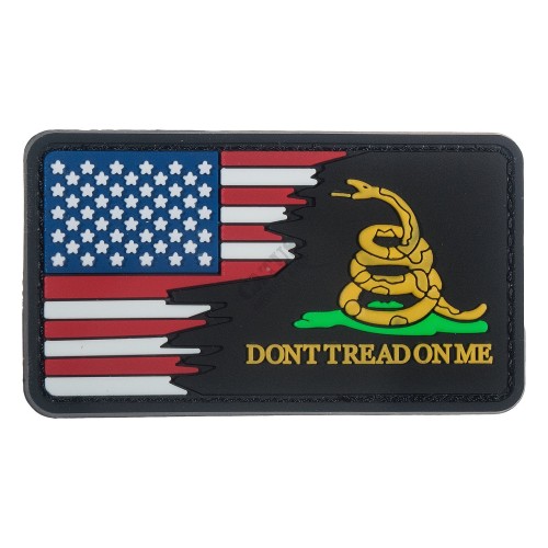 Dont Tread On Me 3D Rubber Patch (Black), Add a bold tactical accent with the Delta Armory 3D Velcro Patch featuring the iconic Don’t Tread On Me design in sleek black
