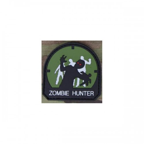 Emerson Gear Zombie Hunter, Morale Patches are velcro patches designed to offer a bit of flair and humour, ideal for mounting on bags, tactical vests, or pretty much anywhere there's a spare section of velcro