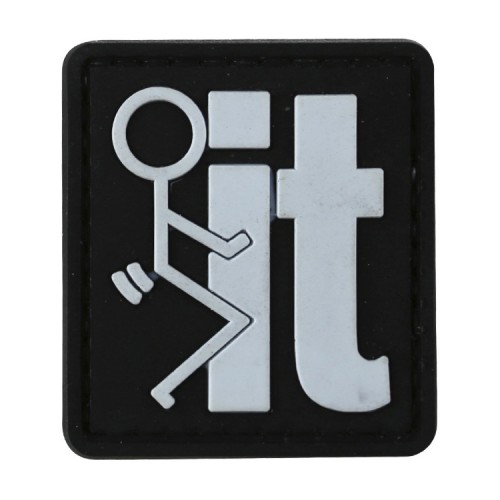 F*ck It Patch, Morale Patch with velcro backing (hook side) - suitable for tactical bags, UBACS shirts, cases, baseball caps etc