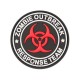 Zombie Outbreak Response Team Patch, Morale Patch with velcro backing (hook side) - suitable for tactical bags, UBACS shirts, cases, baseball caps etc