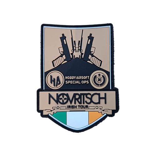Novritsch Irish Tour Patch, Morale Patch with velcro backing (hook side) - suitable for tactical bags, UBACS shirts, cases, baseball caps etc