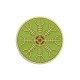 Helm of Awe Patch (Green), The Helm of Awe Rubber Patch showcases the legendary Norse Ægishjálmr symbol, representing protection, resilience, and inner strength